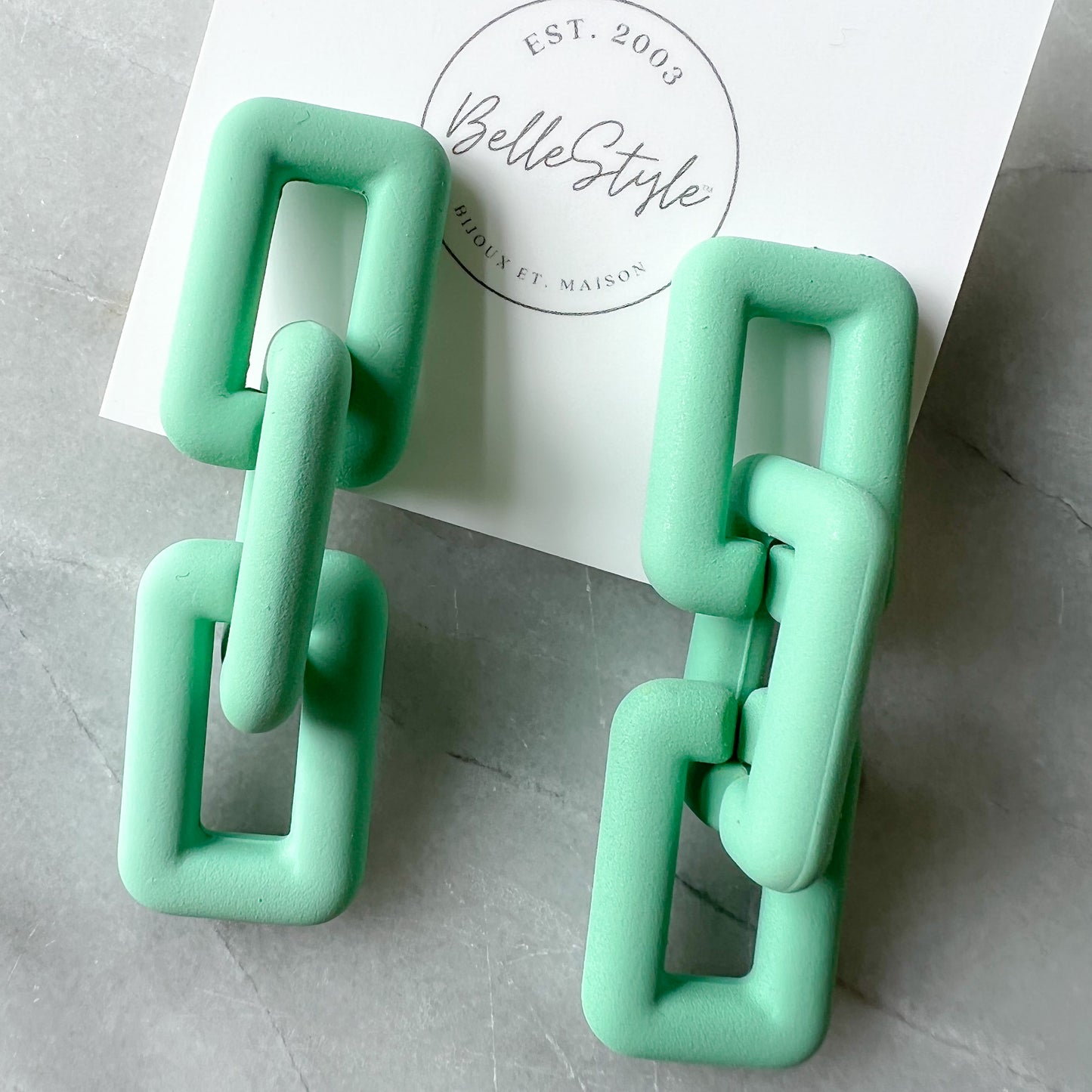 Summer Earrings - BelleStyle mint green
