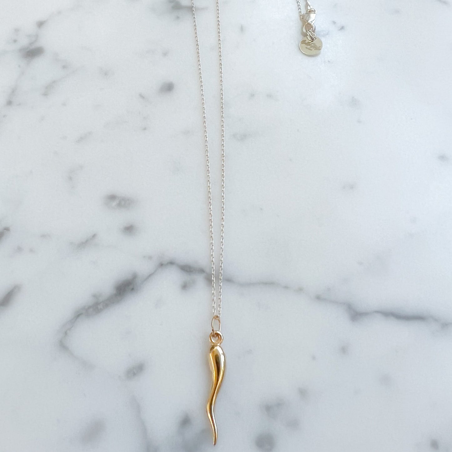 Italian Horn Necklace - BelleStyle