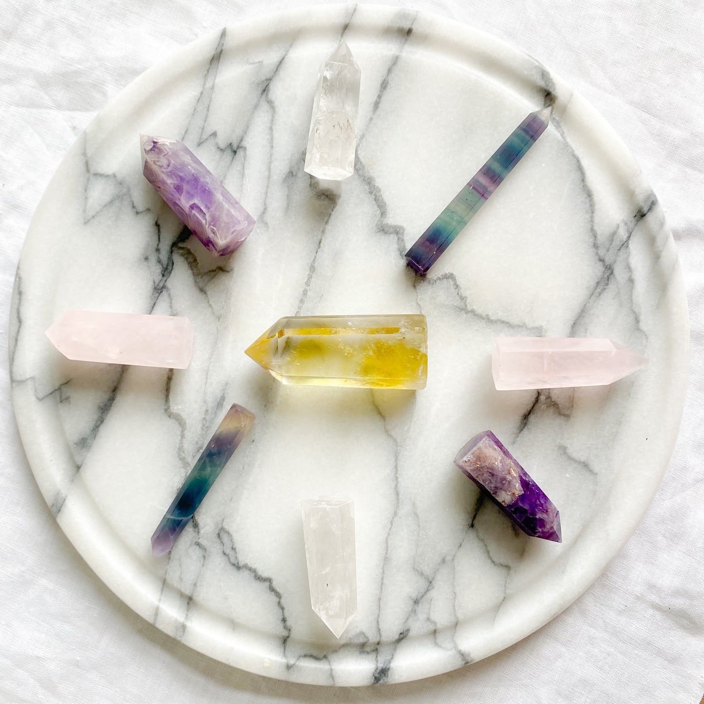 BelleStyle Amethyst Crystal quartz wand home office decor