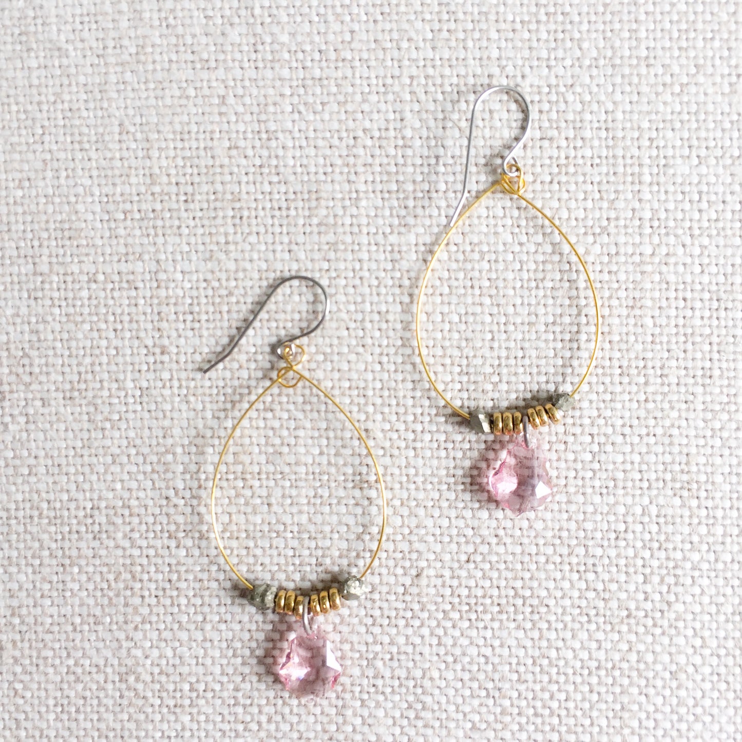 Pink Ivy Earrings - BelleStyle