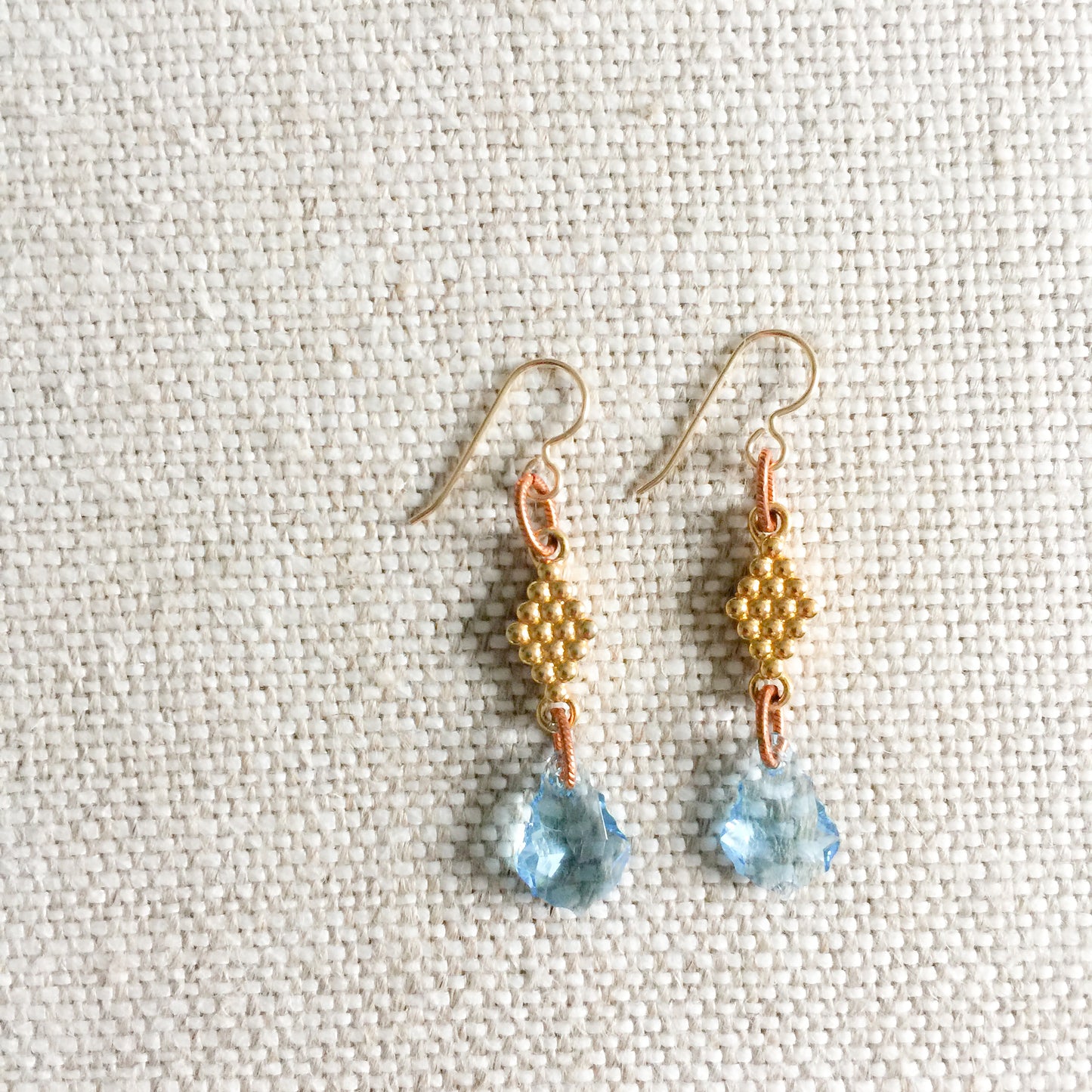 Aqua Earrings - BelleStyle