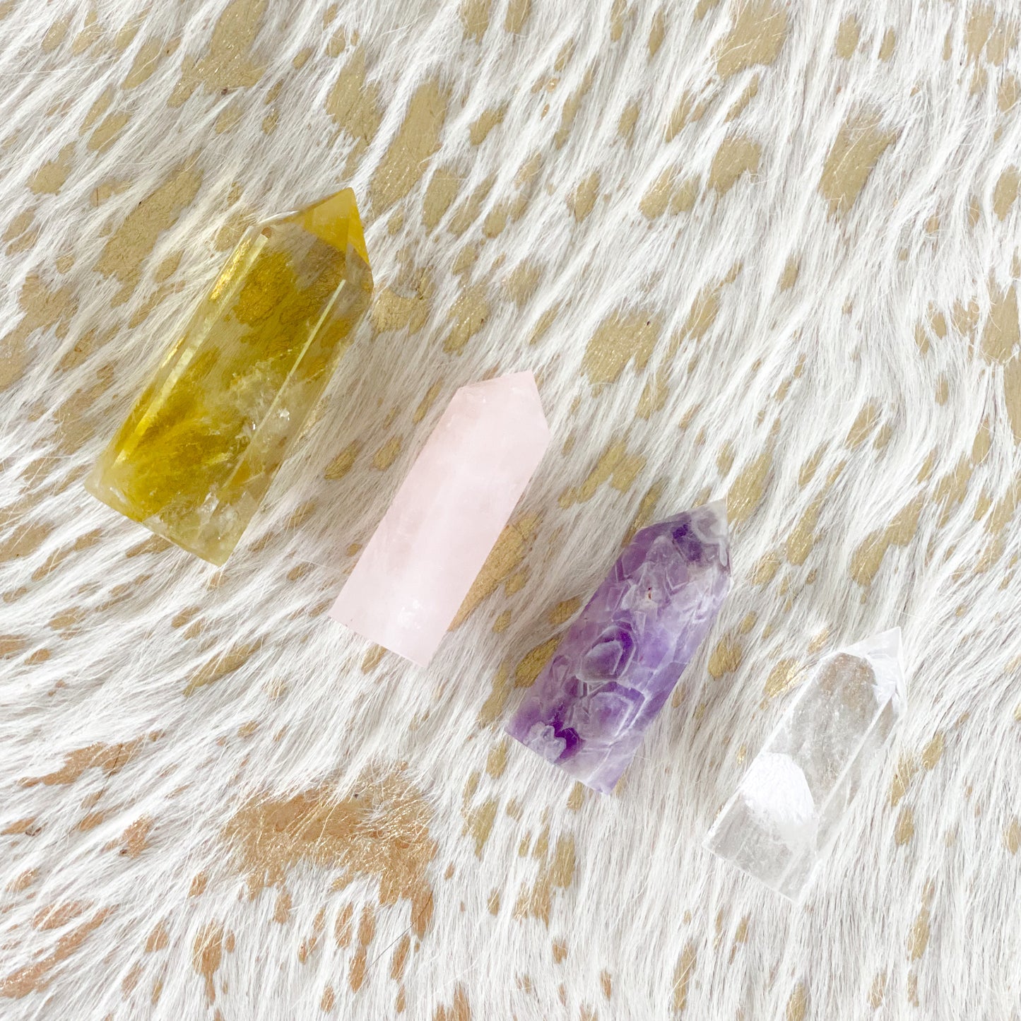 BelleStyle Amethyst Crystal quartz wand home office decor Citrine rose quartz crystal quartz