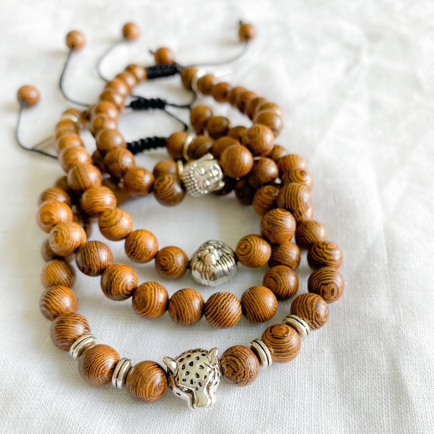 Wood Leopard Unisex Bracelet - BelleStyle