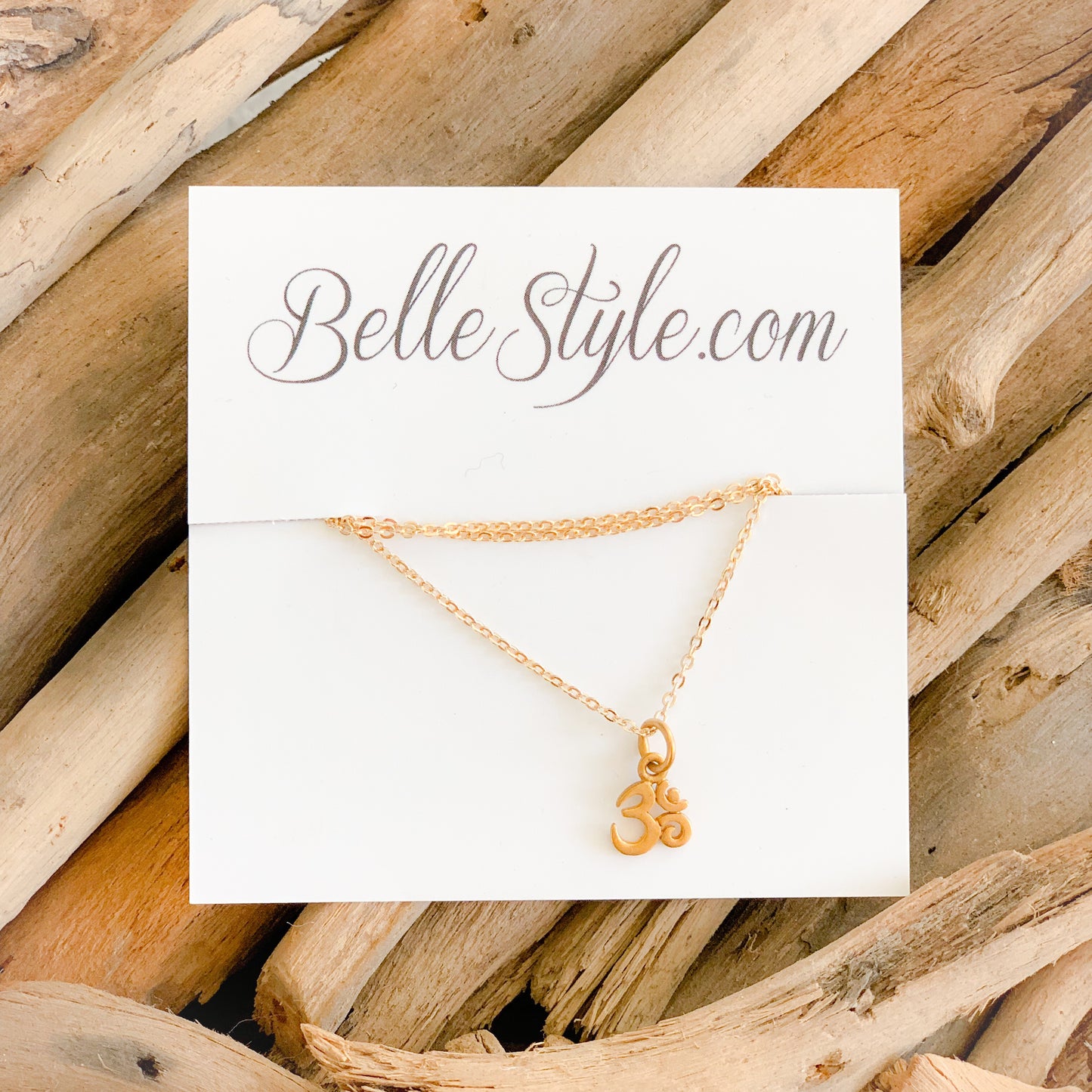 Om Necklace - BelleStyle