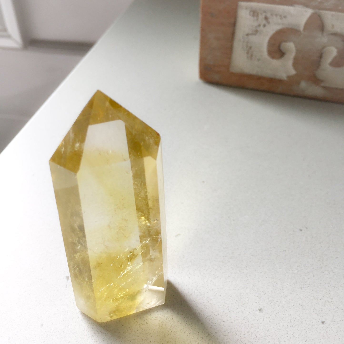 Citrine Crystal Wand - BelleStyle