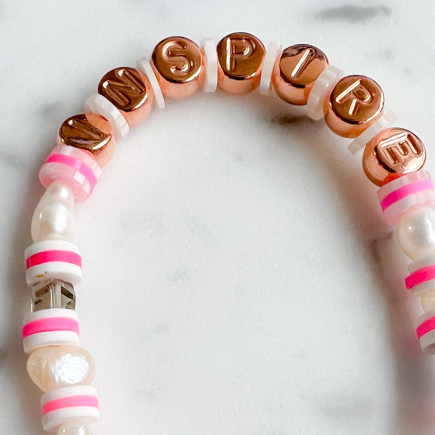 INSPIRE Rose Gold Friendship Bracelet - BelleStyle