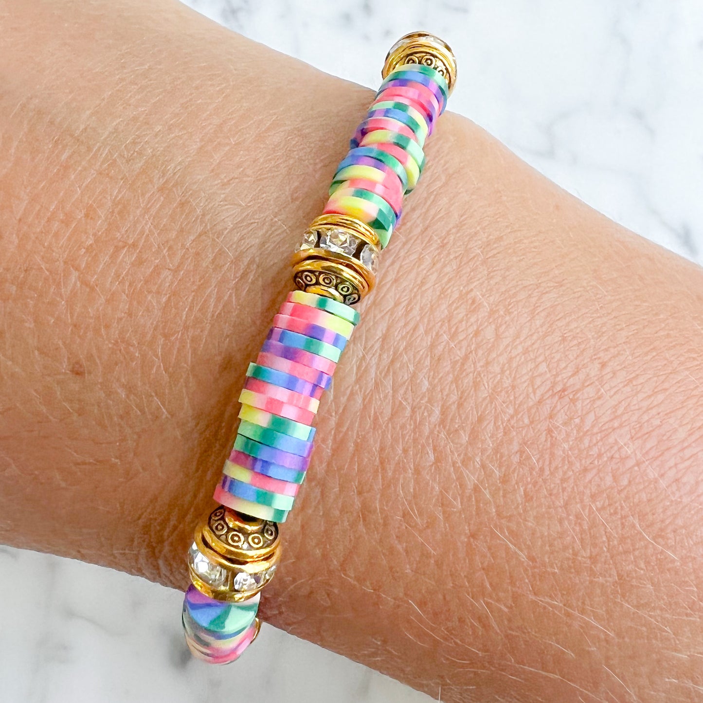 Rainbow Tech Friendship Bracelet - BelleStyle