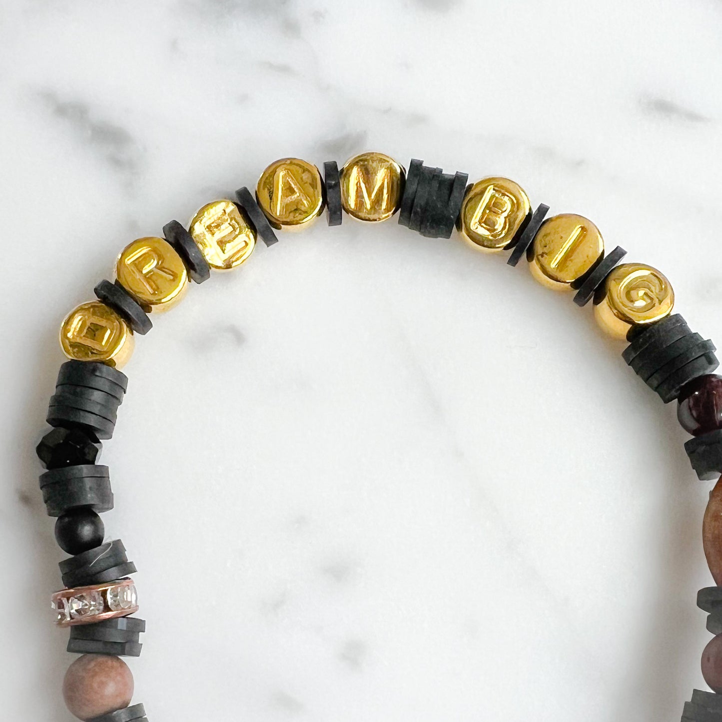 DREAM BIG Gold Friendship Bracelet
