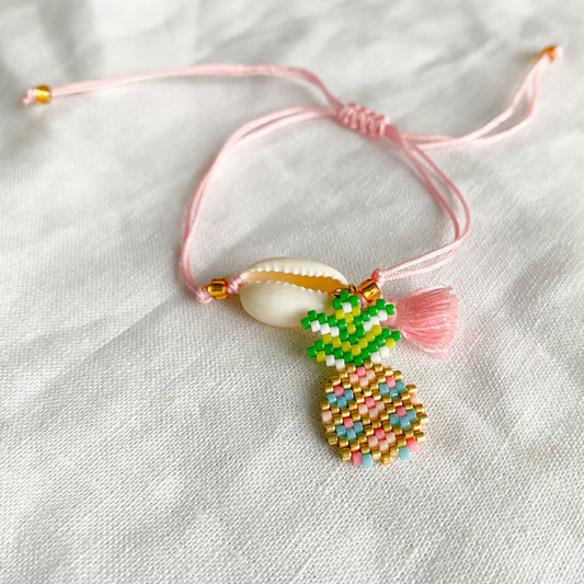 Pineapple Shell Tassel Bracelet - BelleStyle