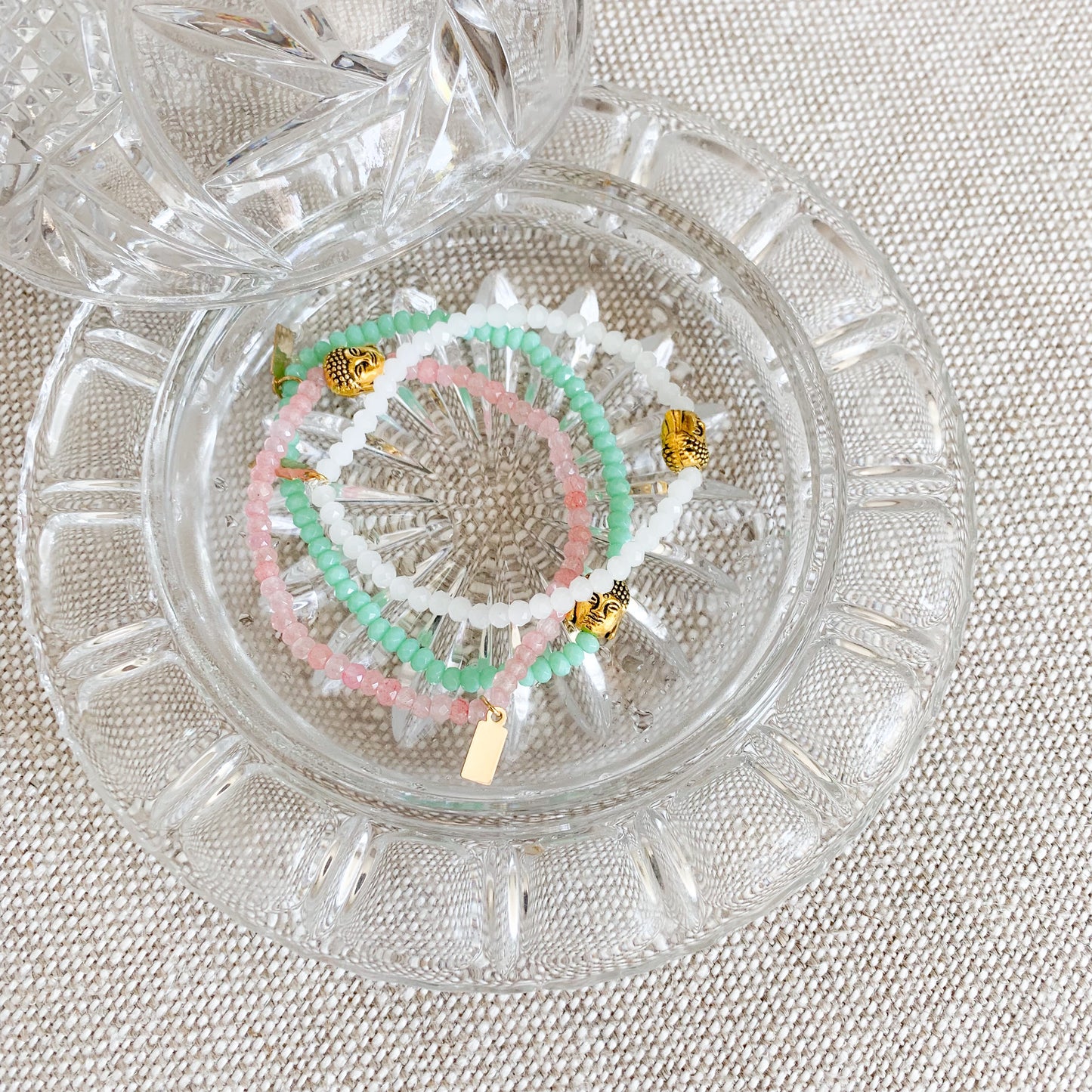 Palm Crystal Dish - BelleStyle