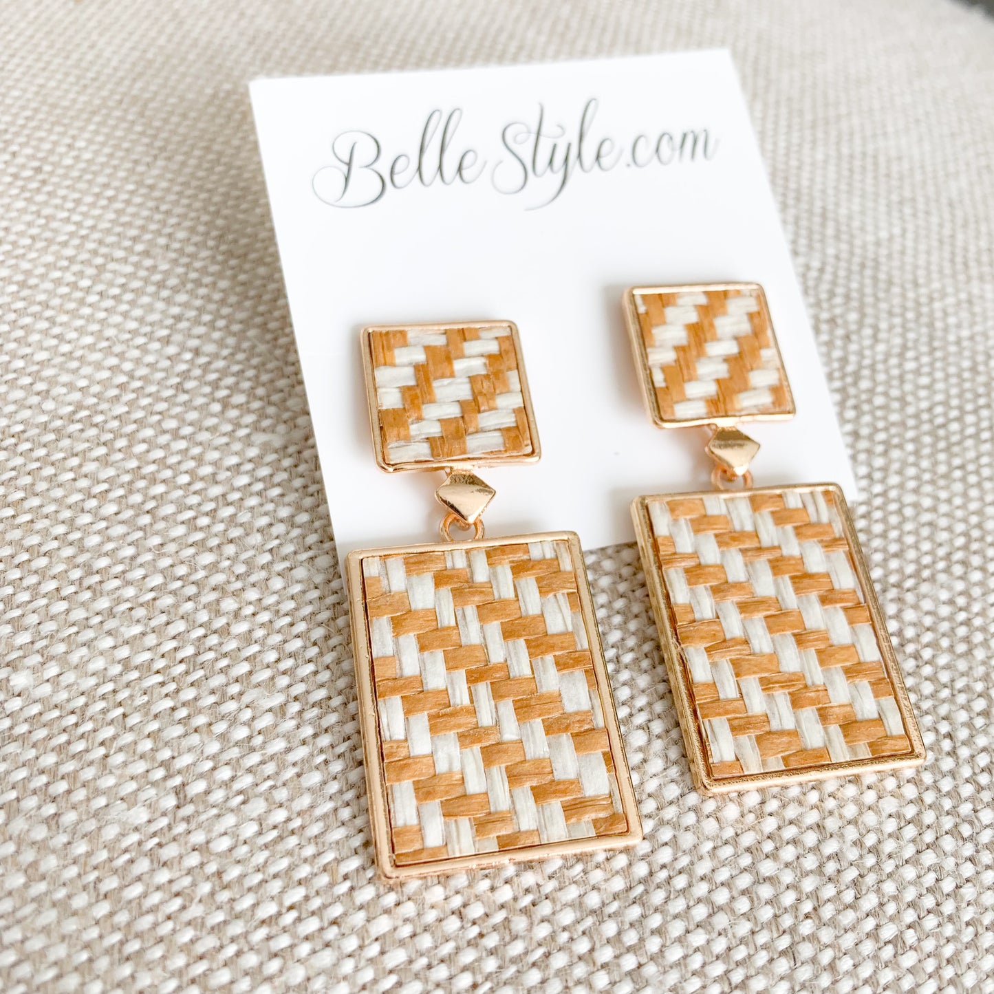 Hale Raffia Earrings - BelleStyle