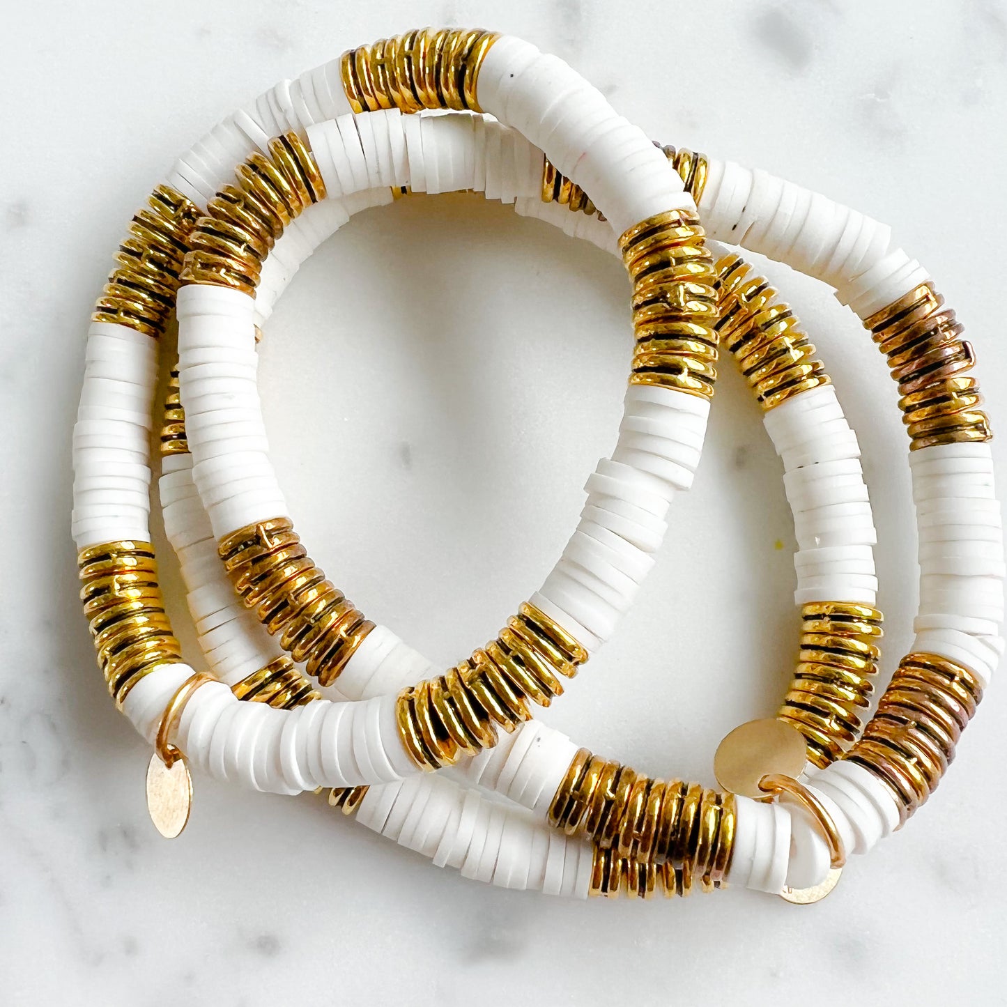 Yin Yang Black White Friendship Bracelet - Bellestyle