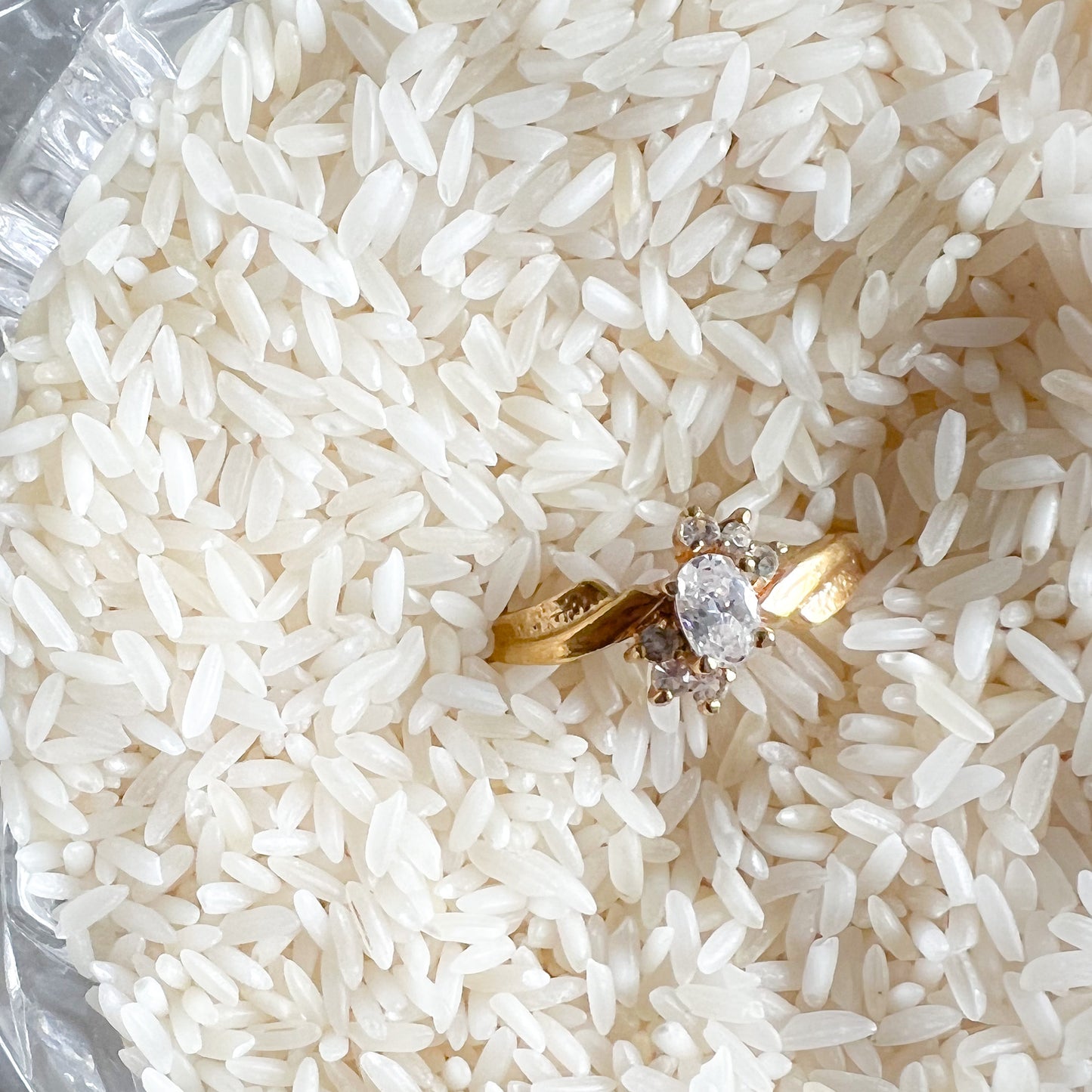 Catherine Gold Vintage Crystal RinG - Bellestyle