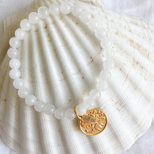 Vintage Luck & Wisdom Coin Bracelet - BelleStyle