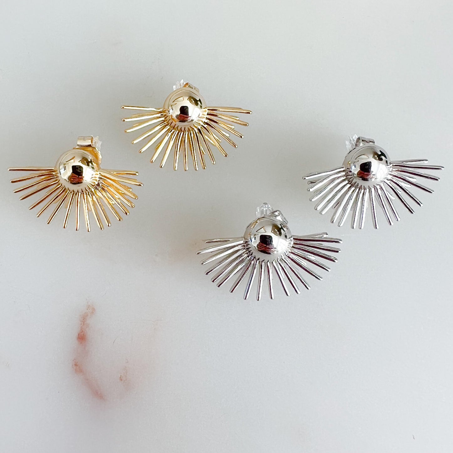 Golden Hour 925 Post Earrings - BelleStyle
