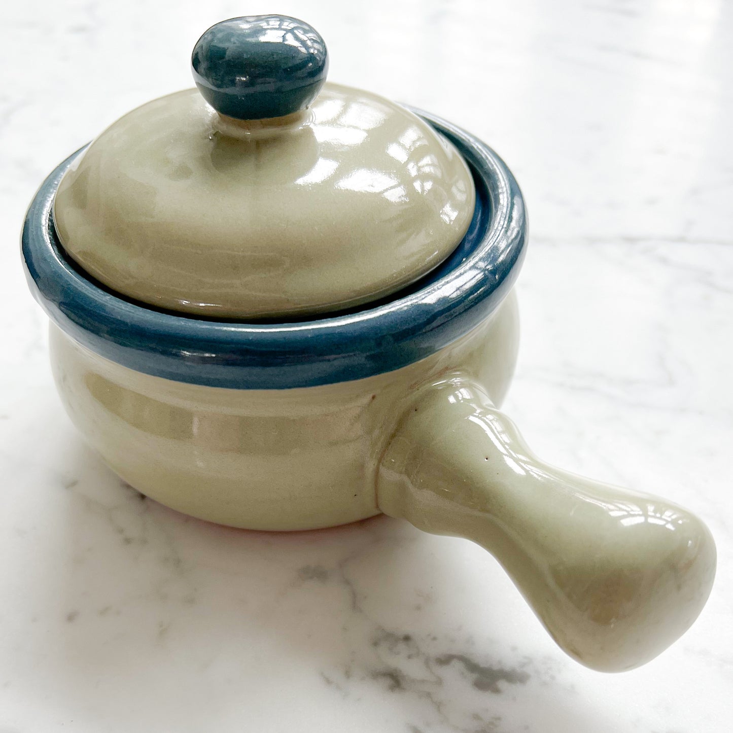 Blueprint Soup Crock Dish with Lid - Bellestyle