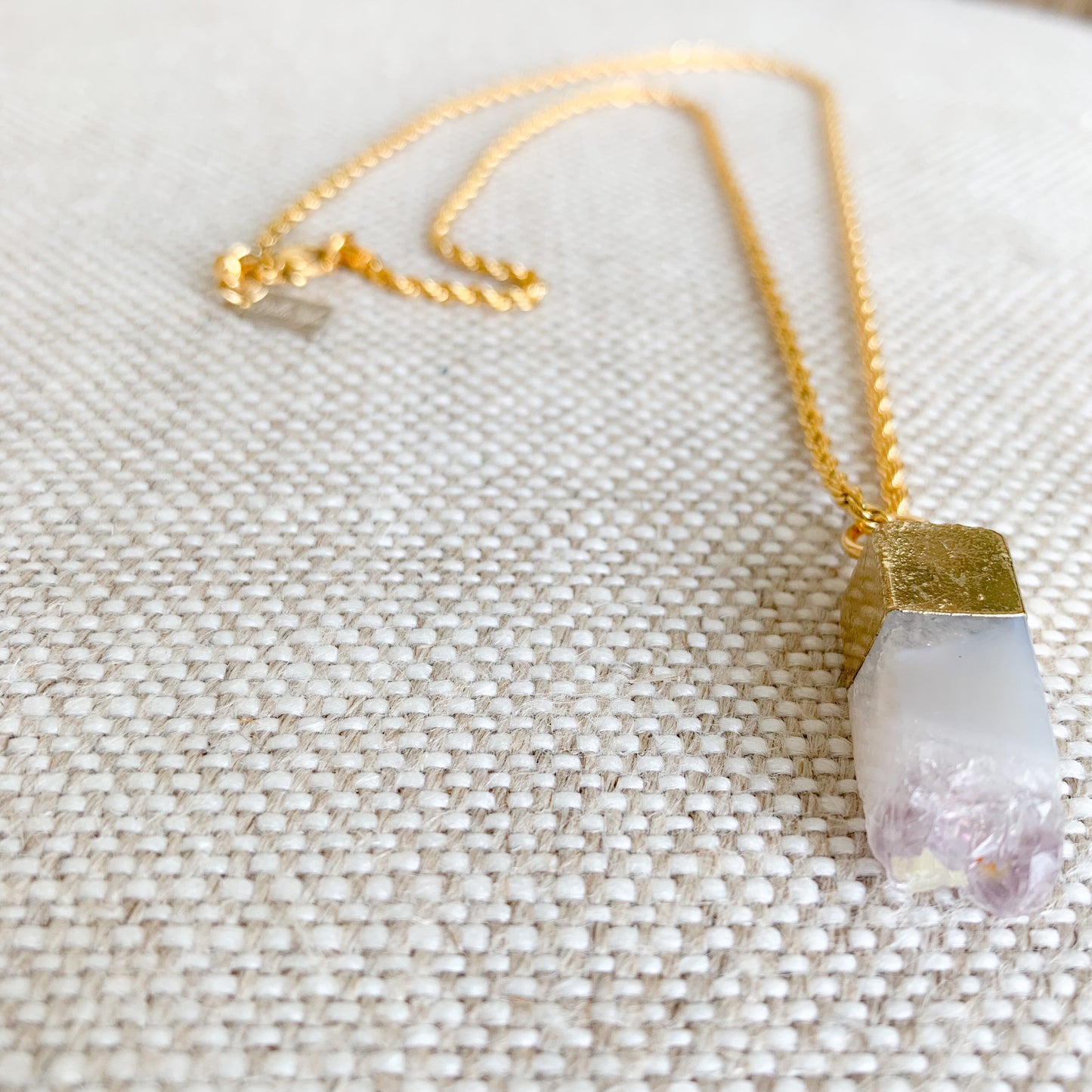Amethyst Amulet Necklace - BelleStyle