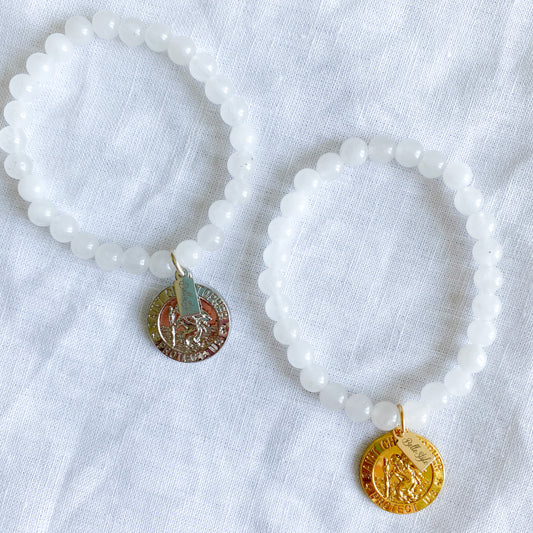 St. Christopher Protect Us Bracelet - BelleStyle