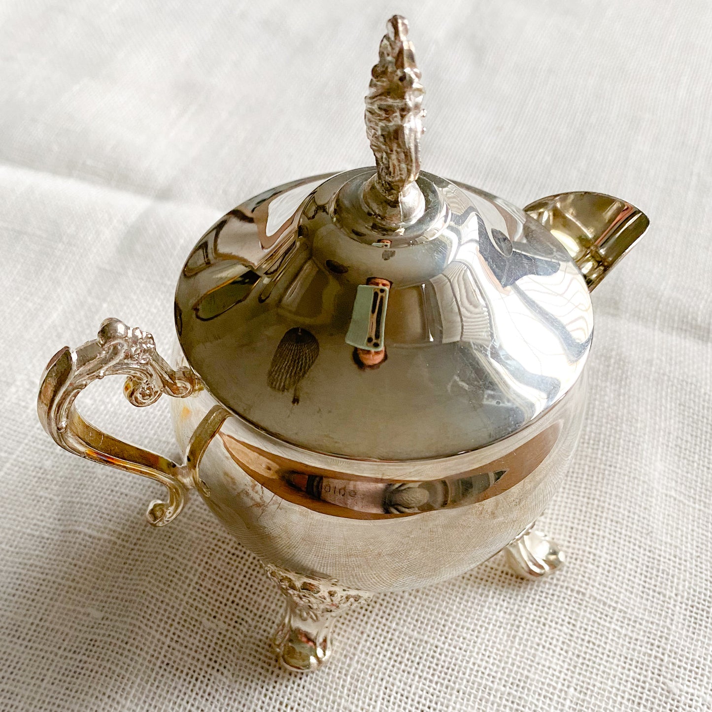 Sustainable Silver Jewelry Cup with Lid -Bellestyle
