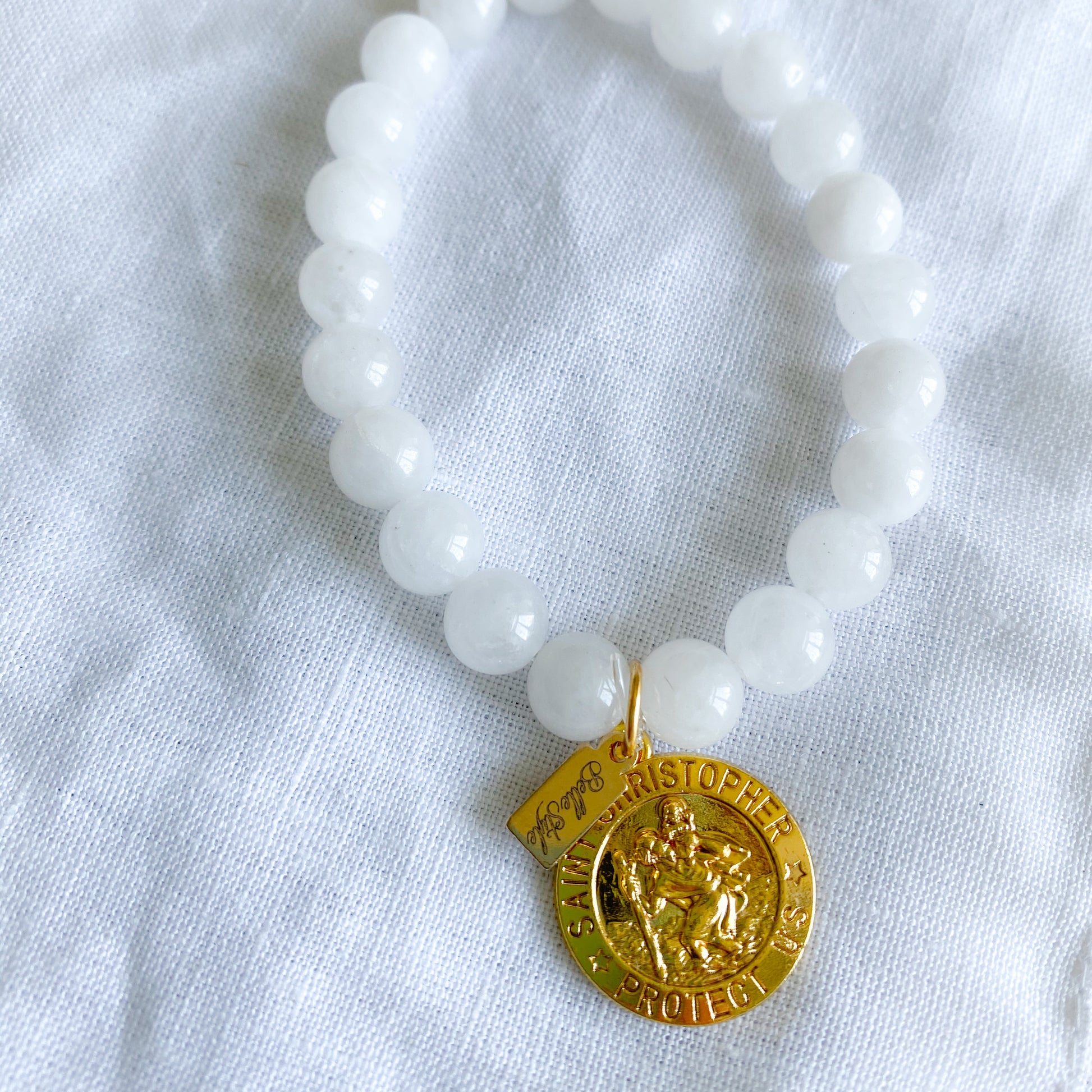 St. Christopher Protect Us Bracelet - BelleStyle