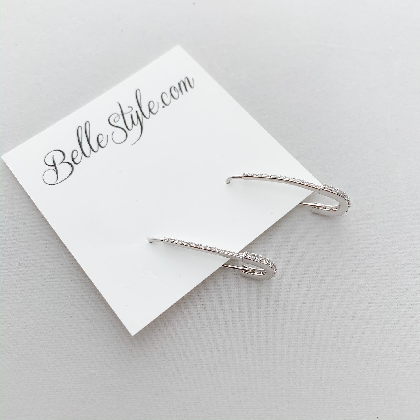 Safety Pin Earrings - BelleStyle