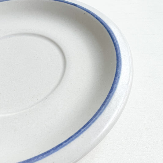 Pfaltzgraff Vintage Folk Art Round BlueLine Jewelry Dish