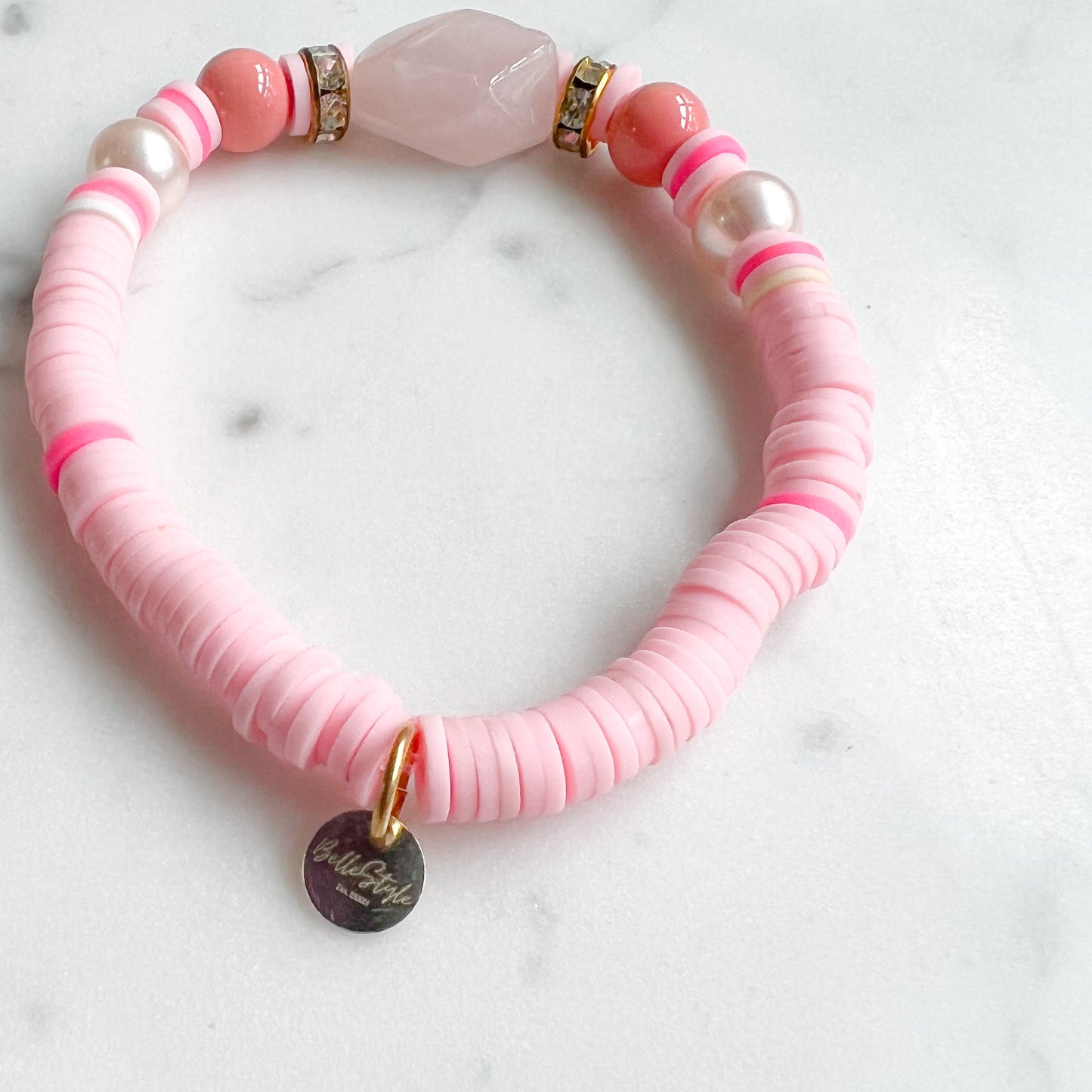 Rose Quartz Friendship Bracelet - BelleStyle
