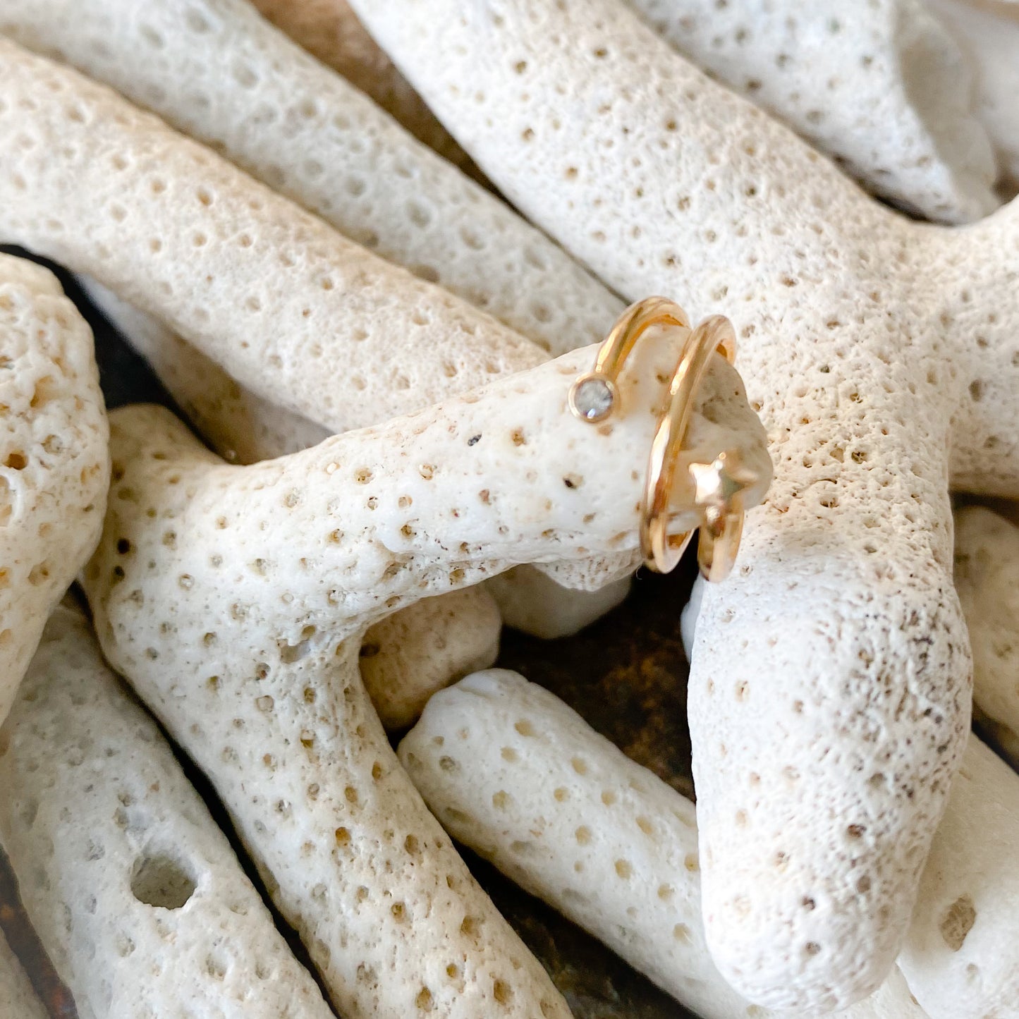 Star Gold Earcuff EarrinG - Bellestyle