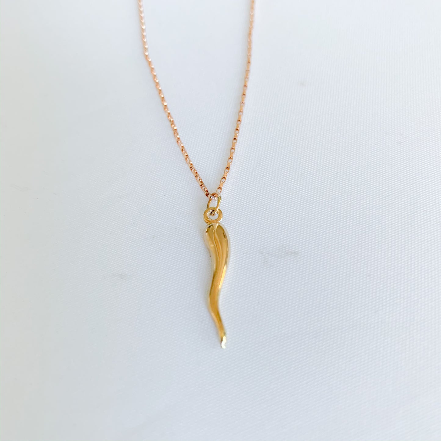 Italian Horn Necklace - BelleStyle