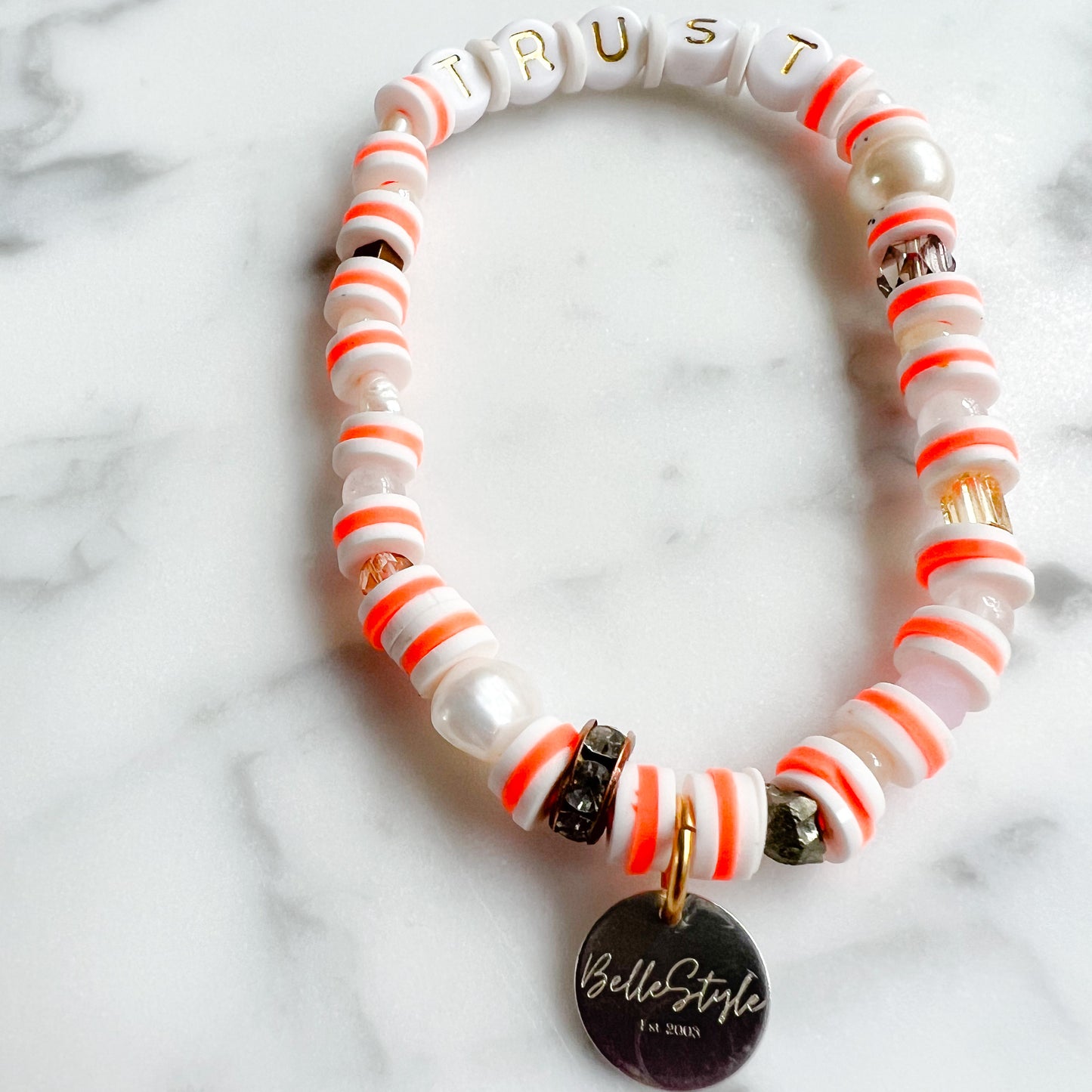 FOCUS Friendship Bracelet - BelleStyle Orange