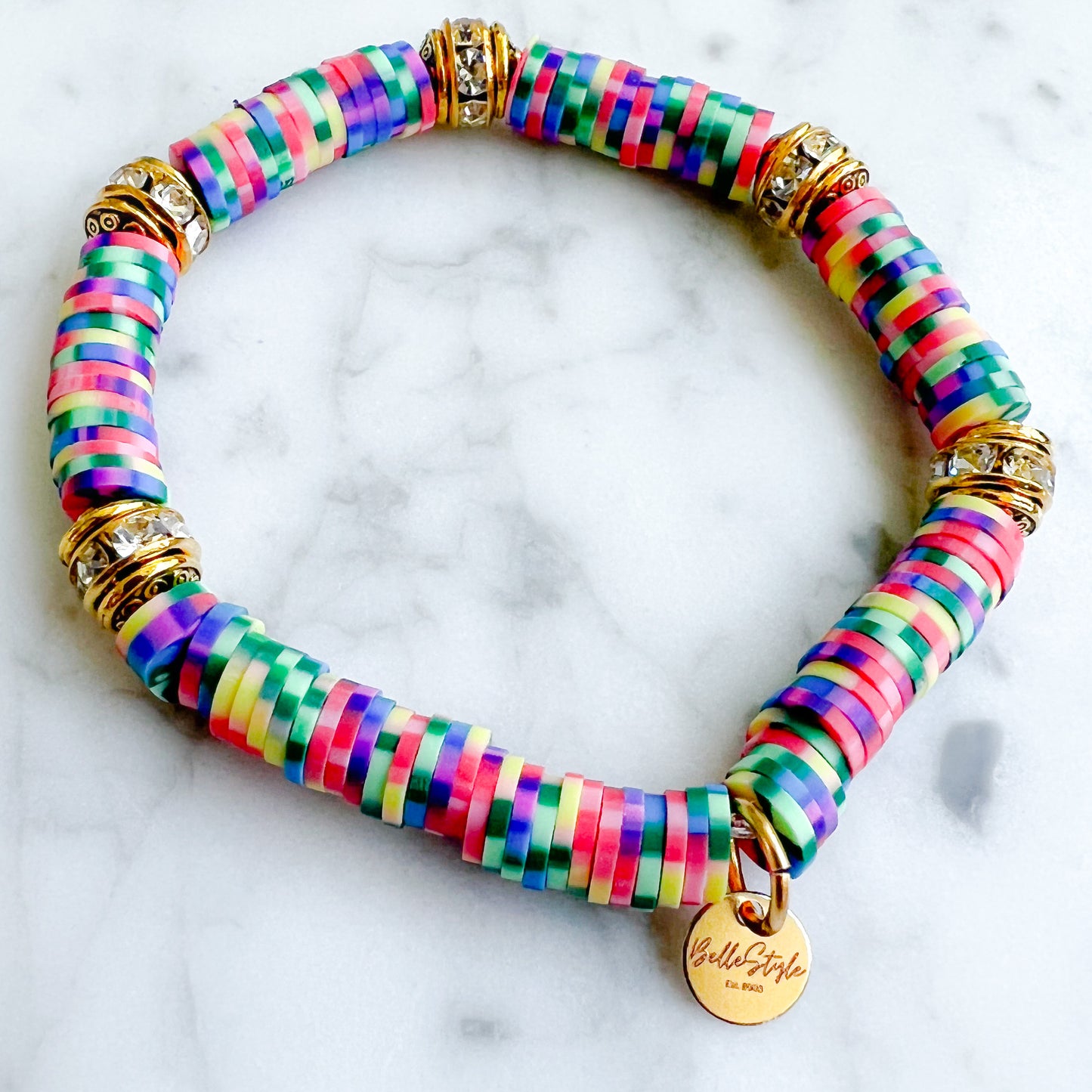 Rainbow Tech Friendship Bracelet - BelleStyle