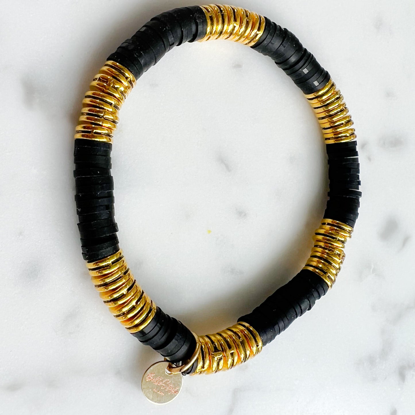 Yin Yang Black White Friendship Bracelet - Bellestyle