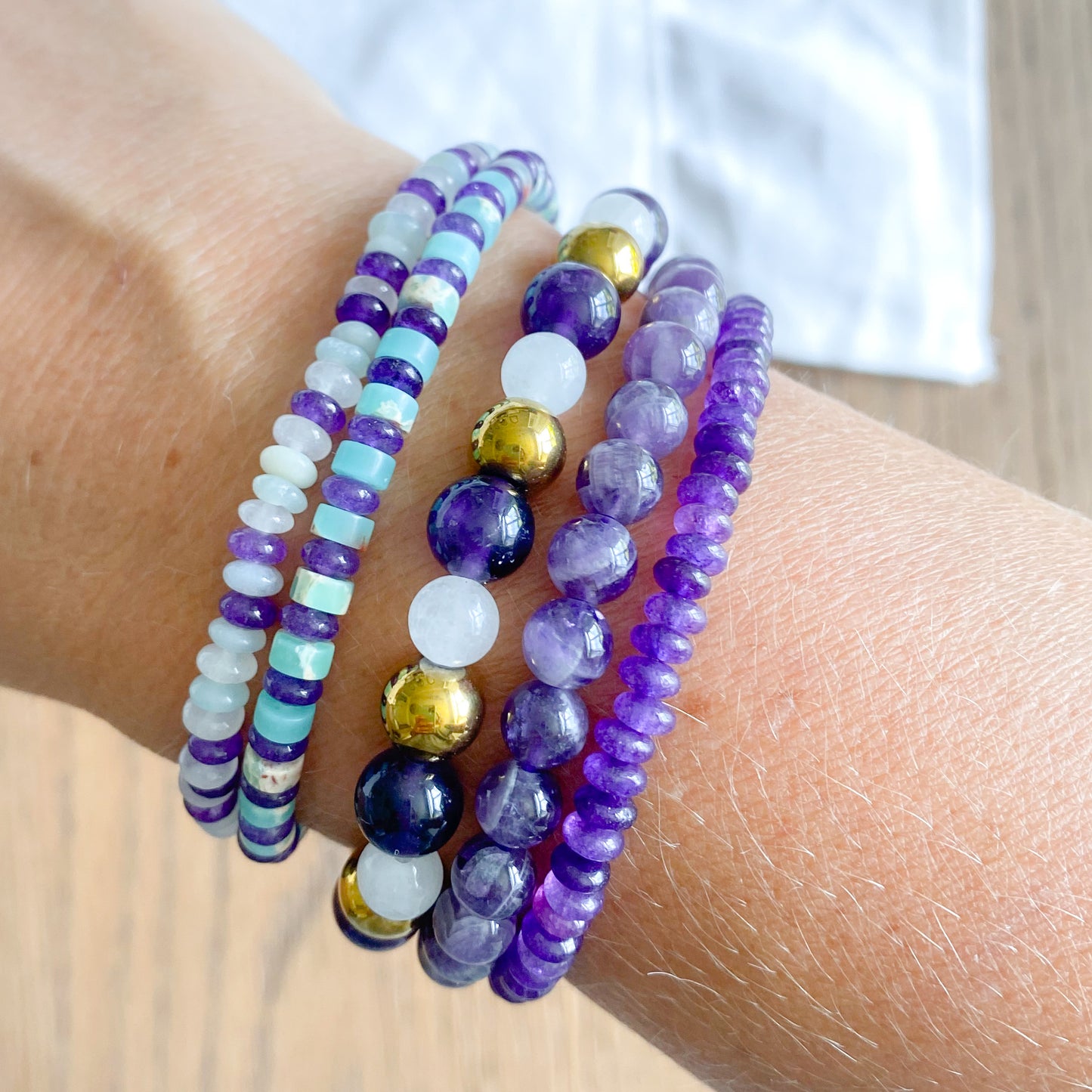 Amethyst Stripe Bracelet - BelleStyle