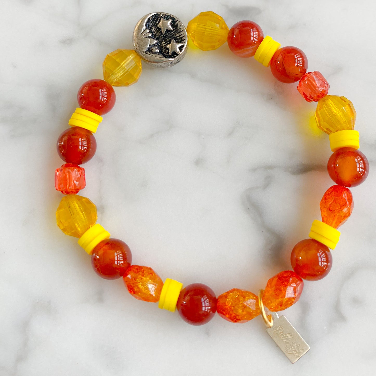 Sun Moon Agate Bracelet - BelleStyle