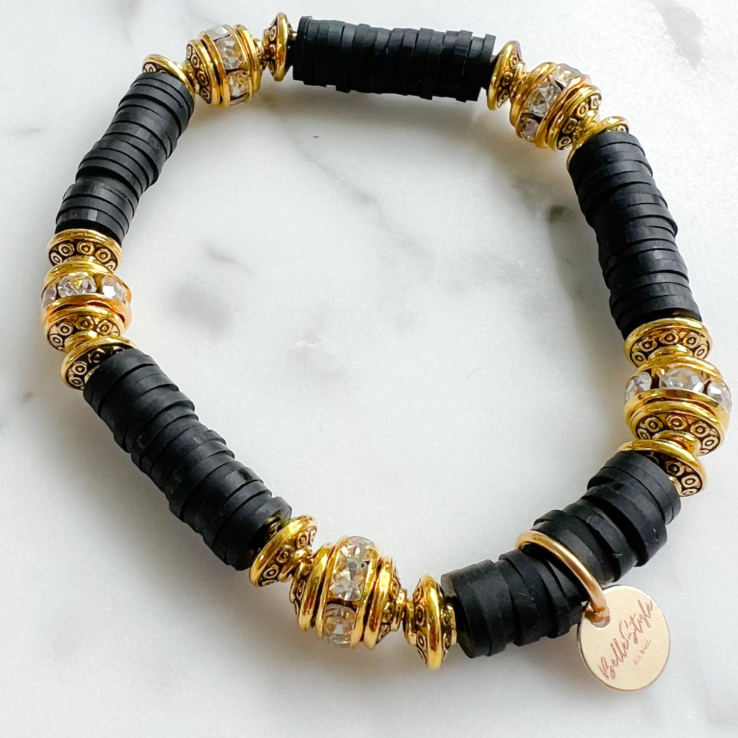 North View Black White Friendship Bracelet