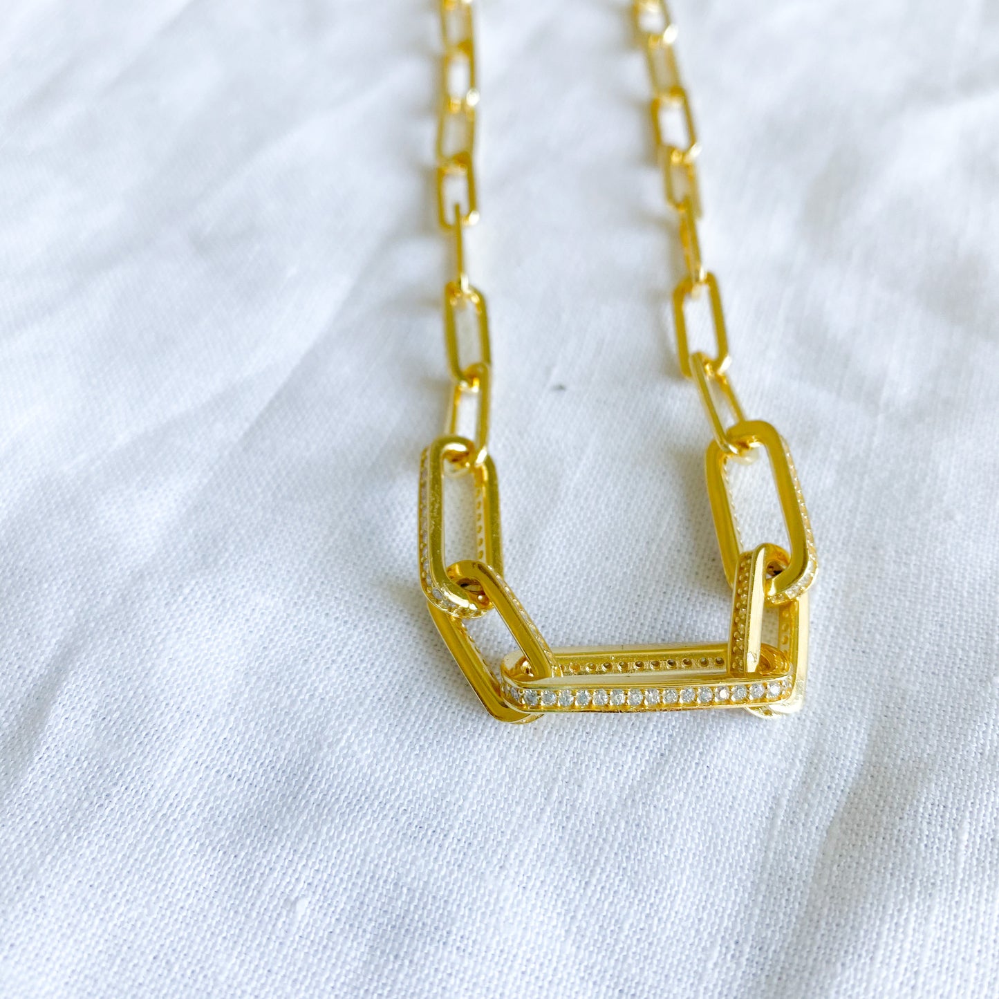 Long Link Necklace - BelleStyle