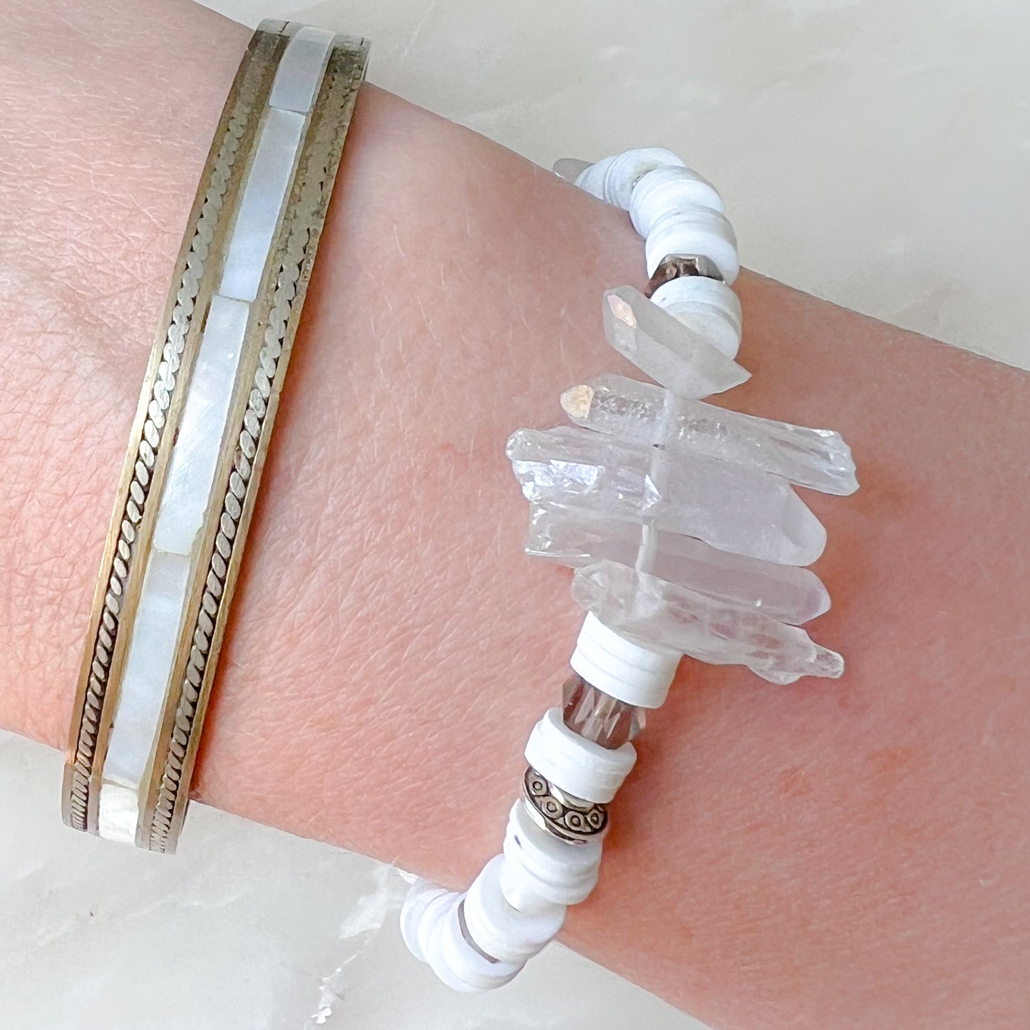 Crystal Quartz Friendship Bracelet - BelleStyle