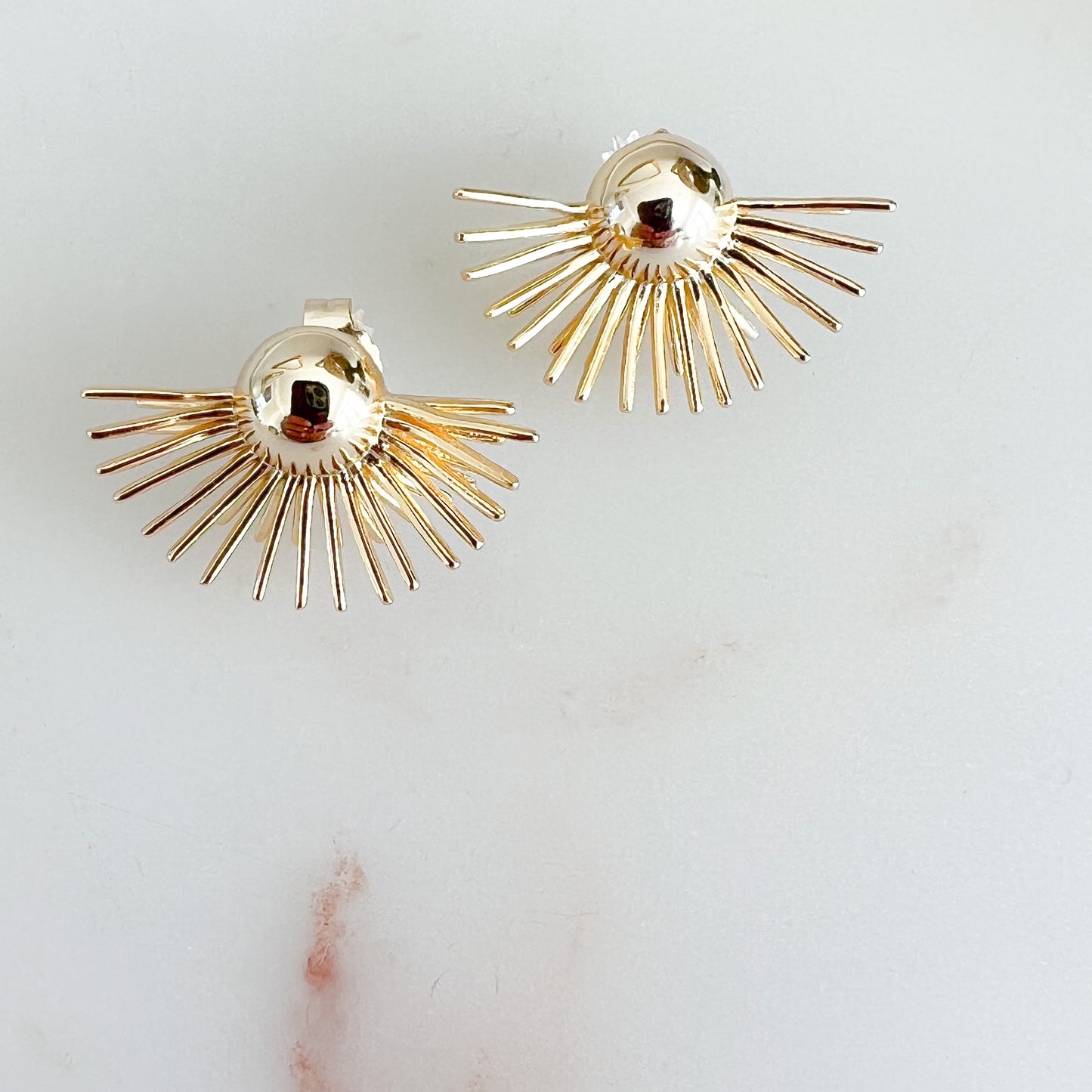 Golden Hour 925 Post Earrings - BelleStyle