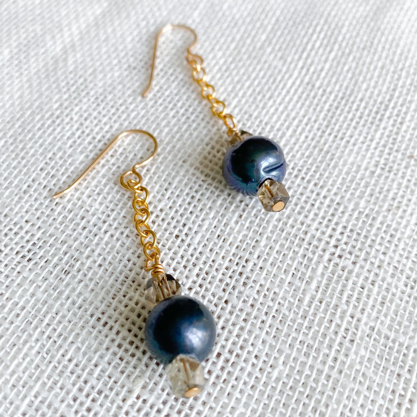 Layla Freshwater Pearl Dangle Earrings - BelleStyle