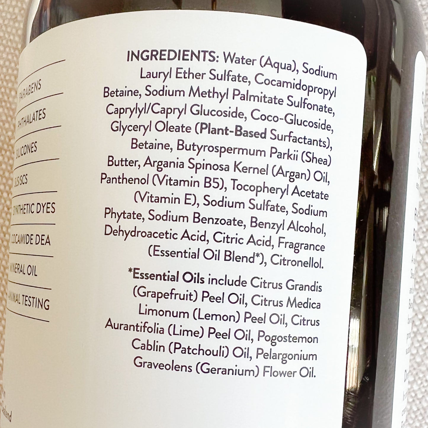 Glow Lab Vegan Friendly Body Wash New Zealand