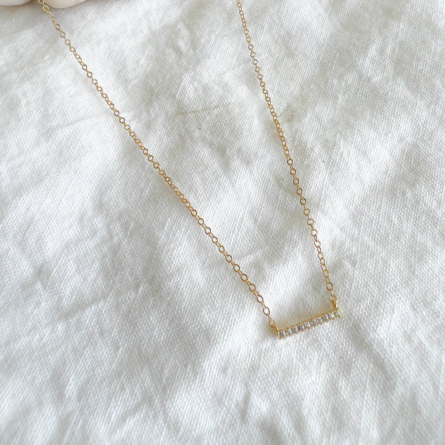 Fillmore Open Rectangle Sterling Silver Necklace - BelleStyle