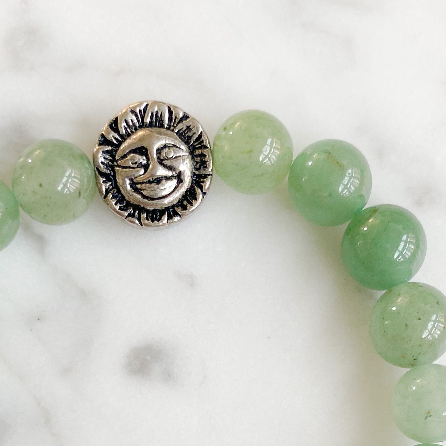 Sun Moon Jade Bracelet - BelleStyle