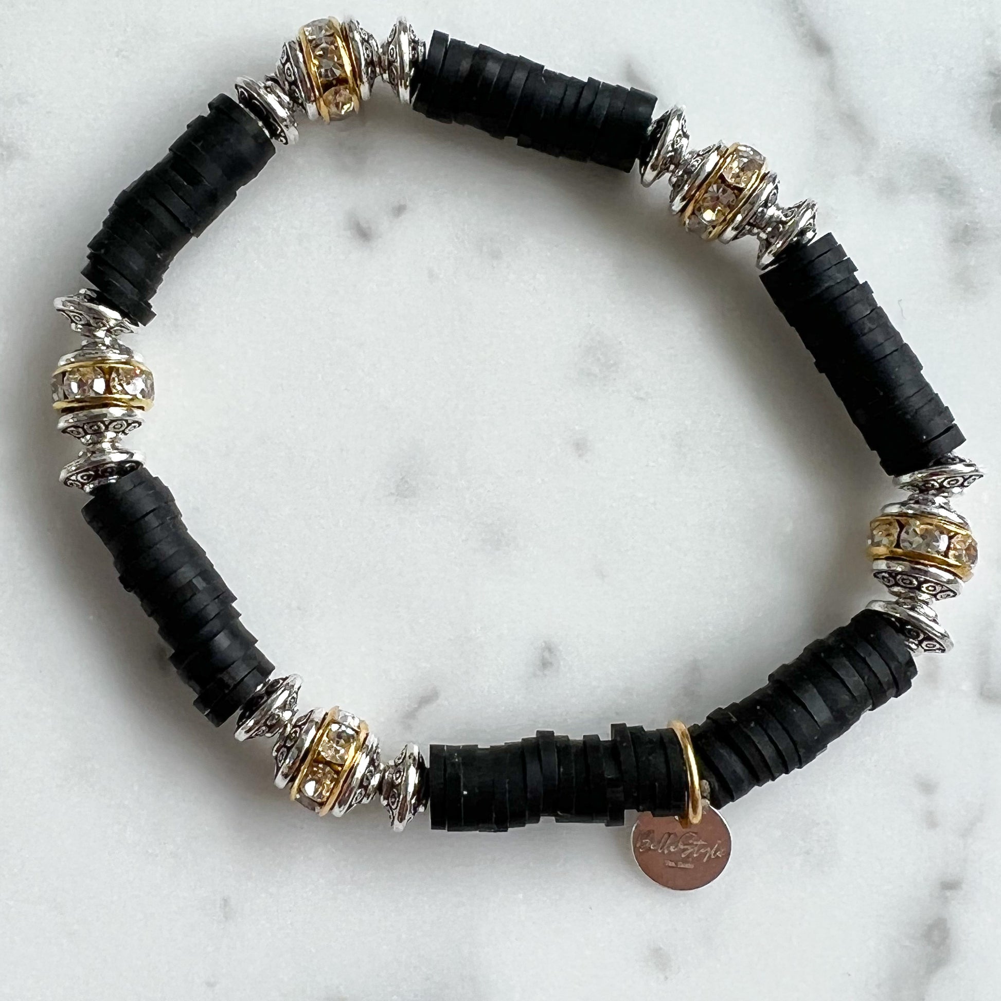 North View Black White Friendship Bracelet - BelleStyle