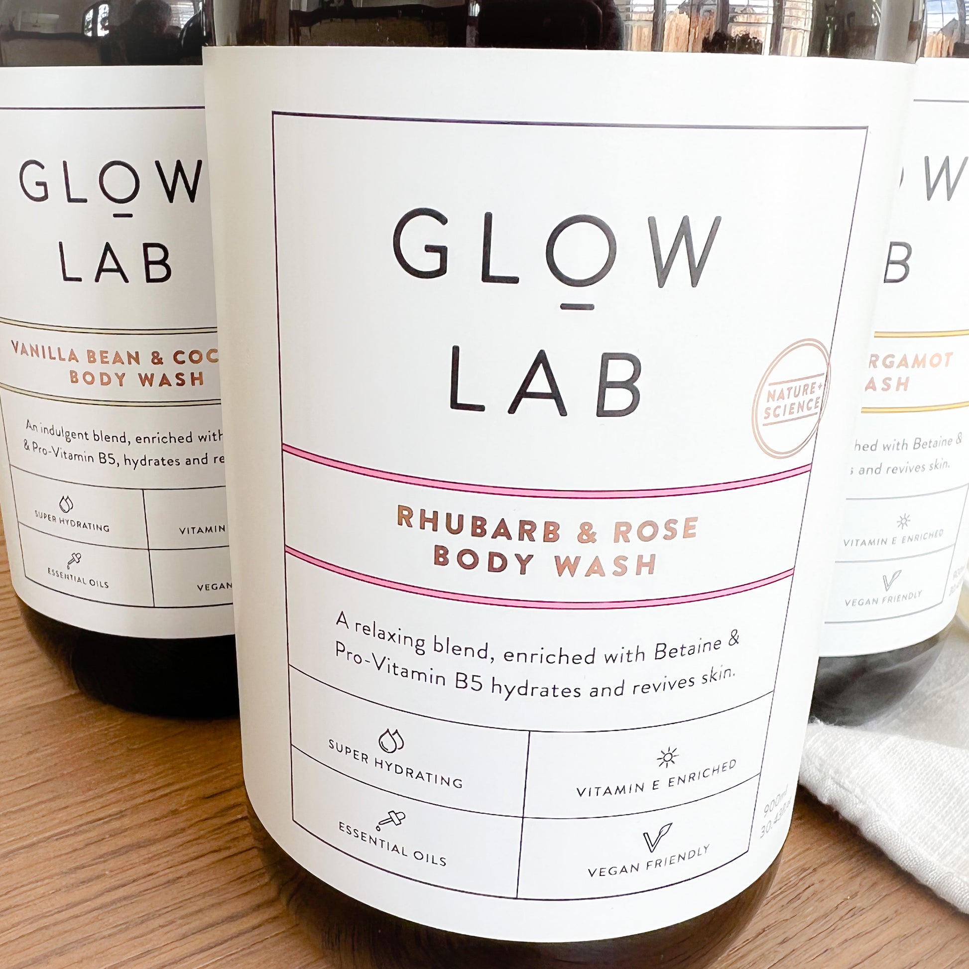 Glow Lab Vegan Friendly Body Wash New Zealand