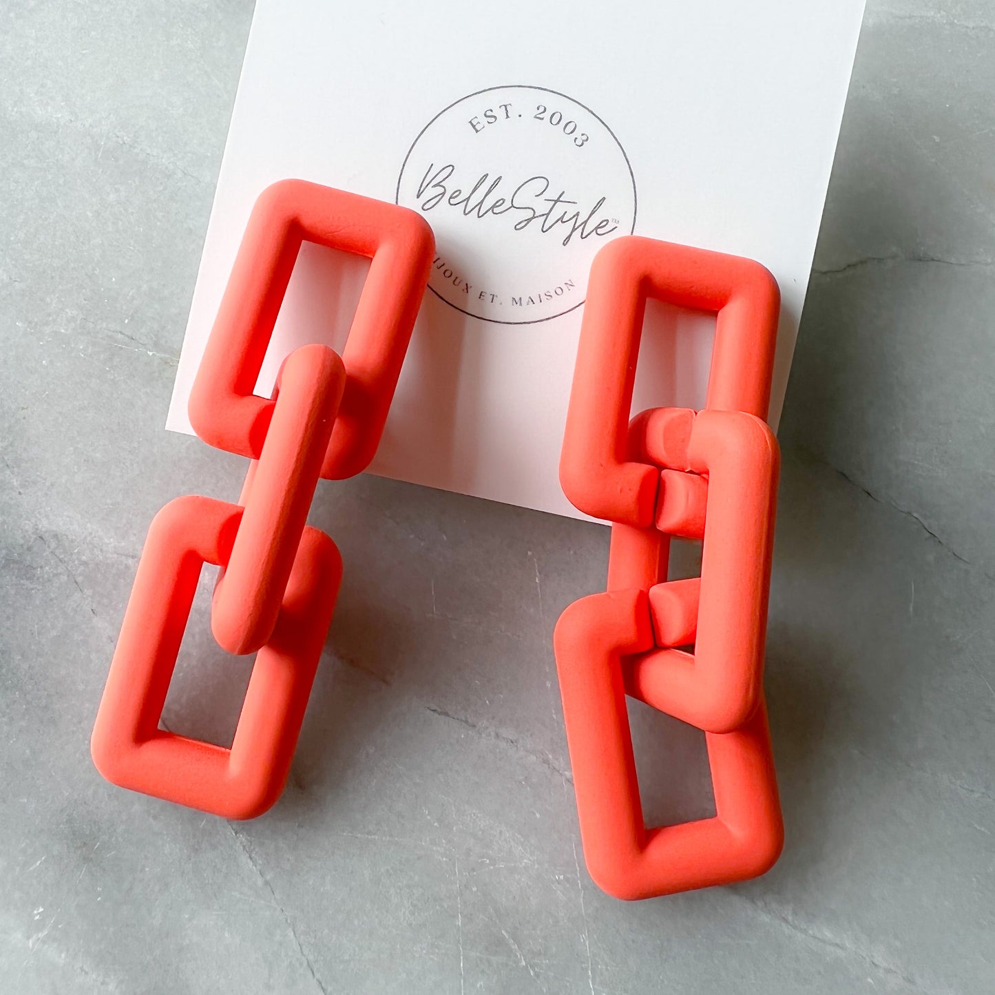 Summer Earrings - BelleStyle orange
