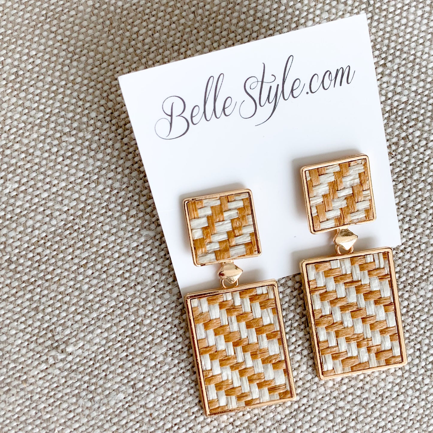 Hale Raffia Earrings - BelleStyle