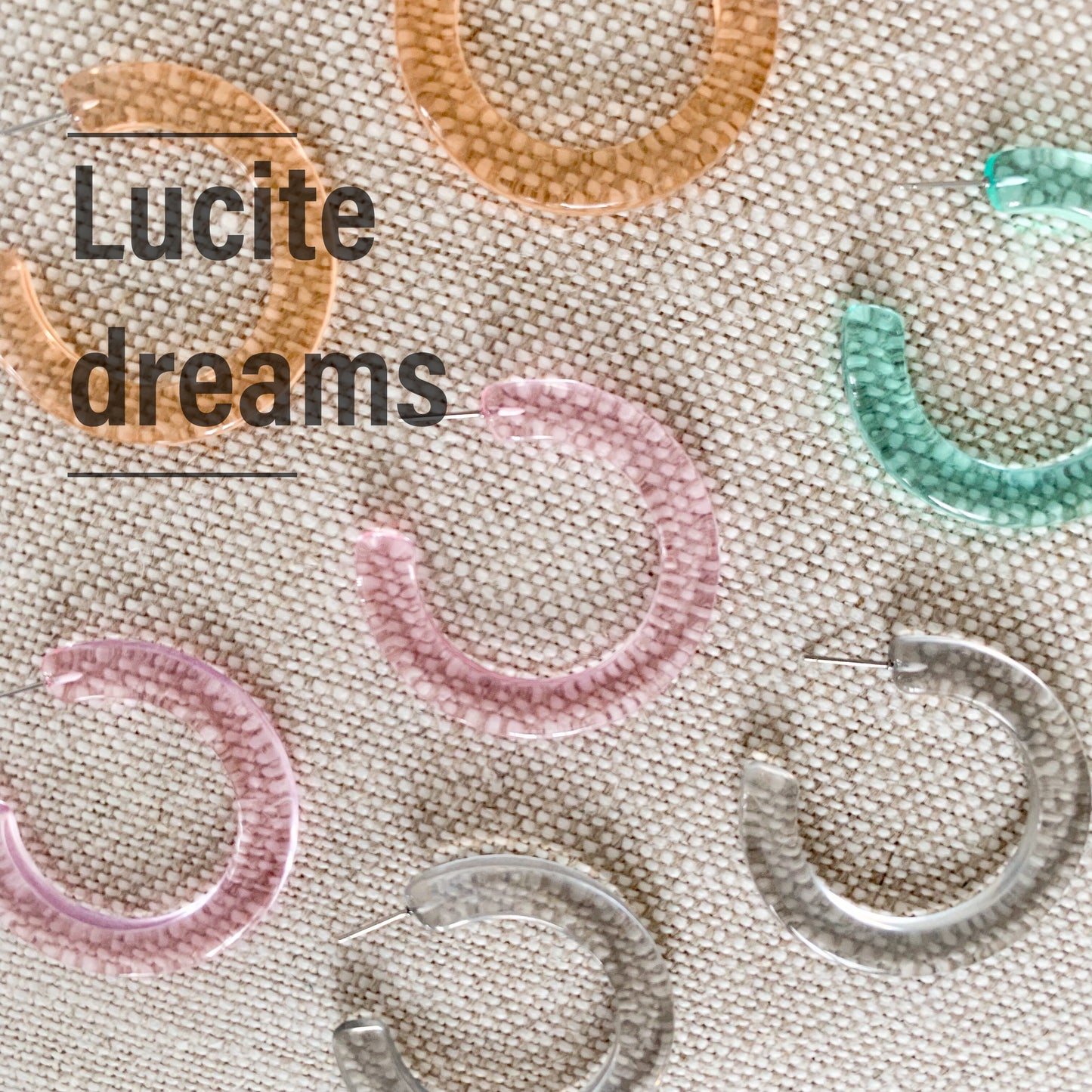 Lucite Dream Earrings - BelleStyle