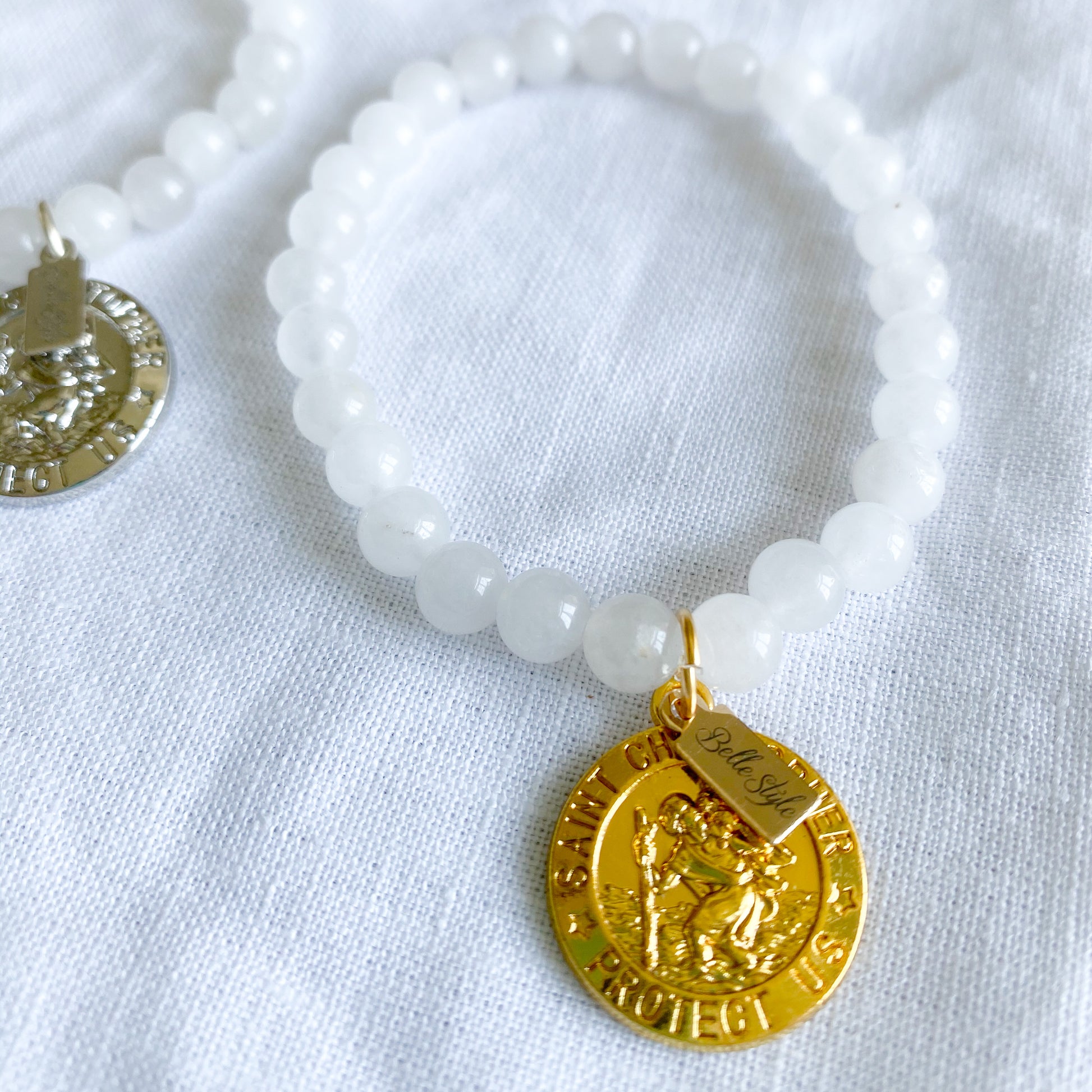 St. Christopher Protect Us Bracelet - BelleStyle