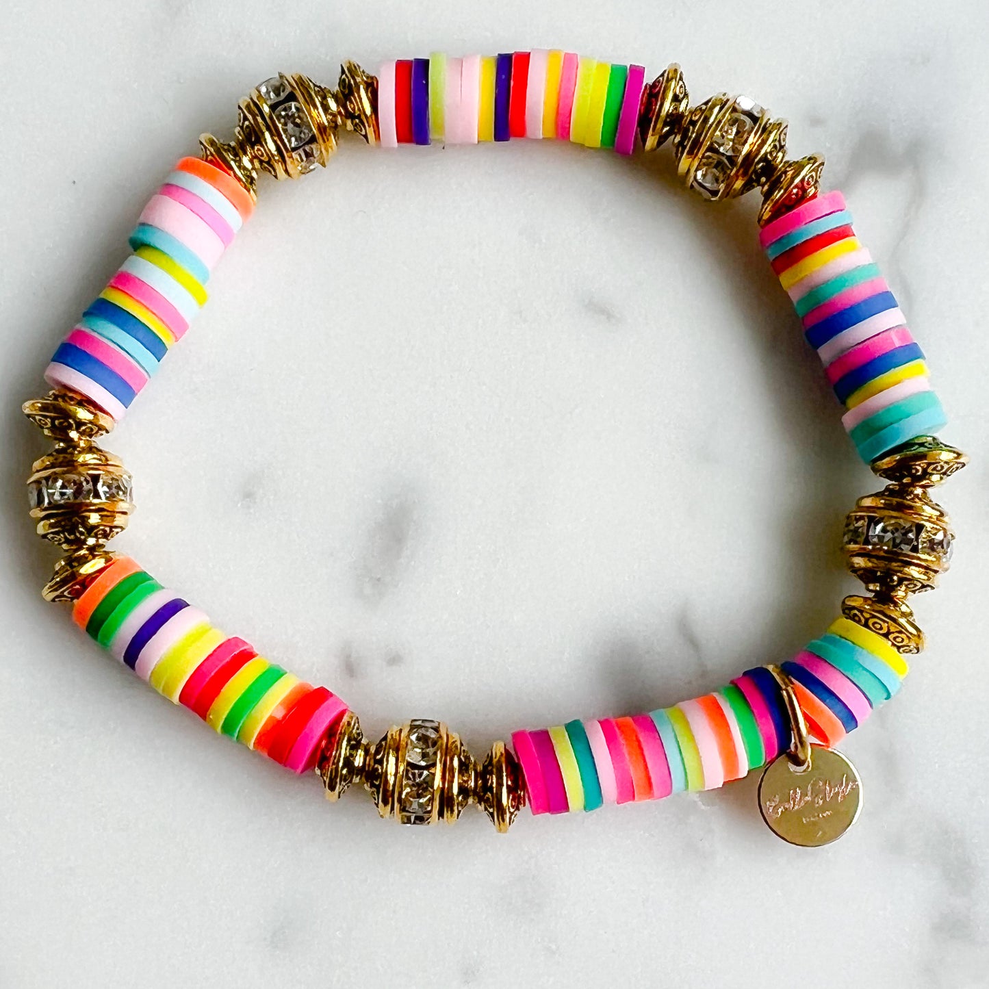 Rainbow Goldie Friendship Bracelet - BelleStyle