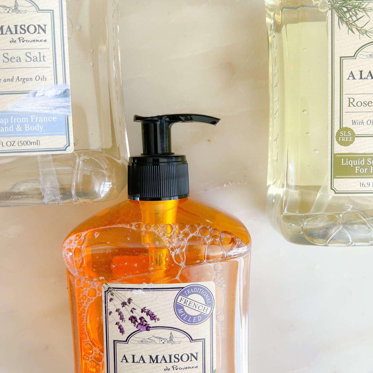 A La Maison de Provence Rosemary Mint Liquid Hand and Body Soap - BelleStyle